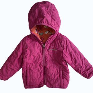 Columbia Reversible Quilted Hooded Jacket size 18-24 Months